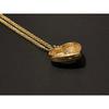 Used Moschino Vintage Necklace Heart-shaped Logo Gold Color Golden