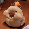 Cartoon Capybara Table Rest Pillow Face Down Capybara Plush Pillow Capybara Nap Pillow  Workplace