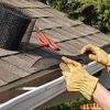 Easy Install 315" Gutter Guard Mesh Roll with Hooks, Plastic Leaffilter Bird Blocker Net for Roof Gutters Downspouts