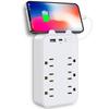 Powerful 9-in-1 Surge Protector with 6 Outlets Ideal for Home Office USB & USB-C Charging