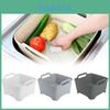 Modern Simplistic Plastic Strainer Basket For Vegetables And Fruits Convenient Kitchen Organizer