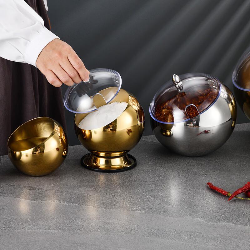 Stainless Steel Commercial Seasoning Dispenser Bowl