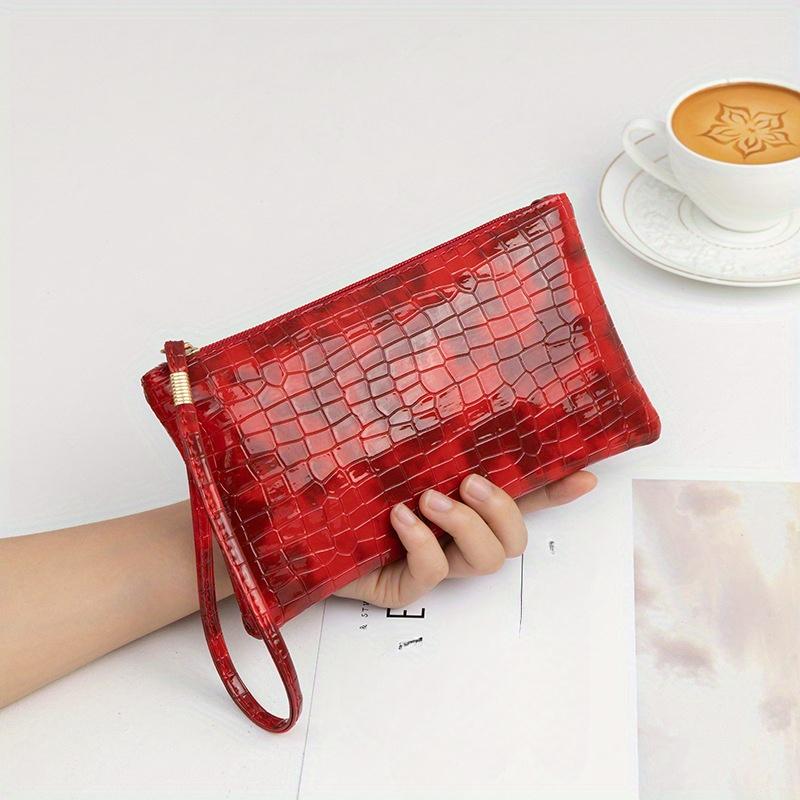 

Новая Мода Большая Вместимость Каменный Узор Сумка Ретро Однослойный Кошелек для Монет Сумка для Мобильного Телефона Сумка на Запястье