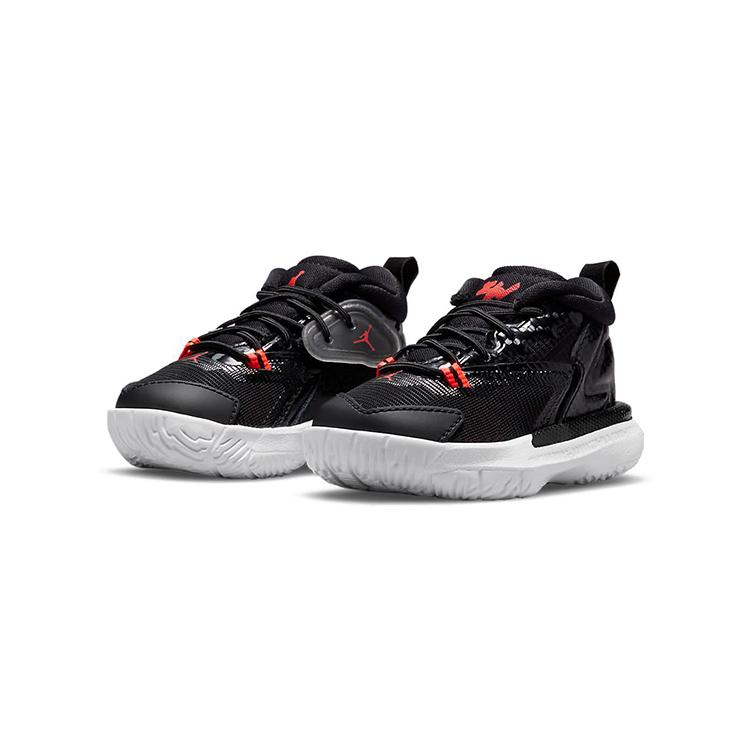 Jordan Zion 1 Infrared Zion Infrared Mid top Toddler Shoes Black Infant And Toddler DC2023-006