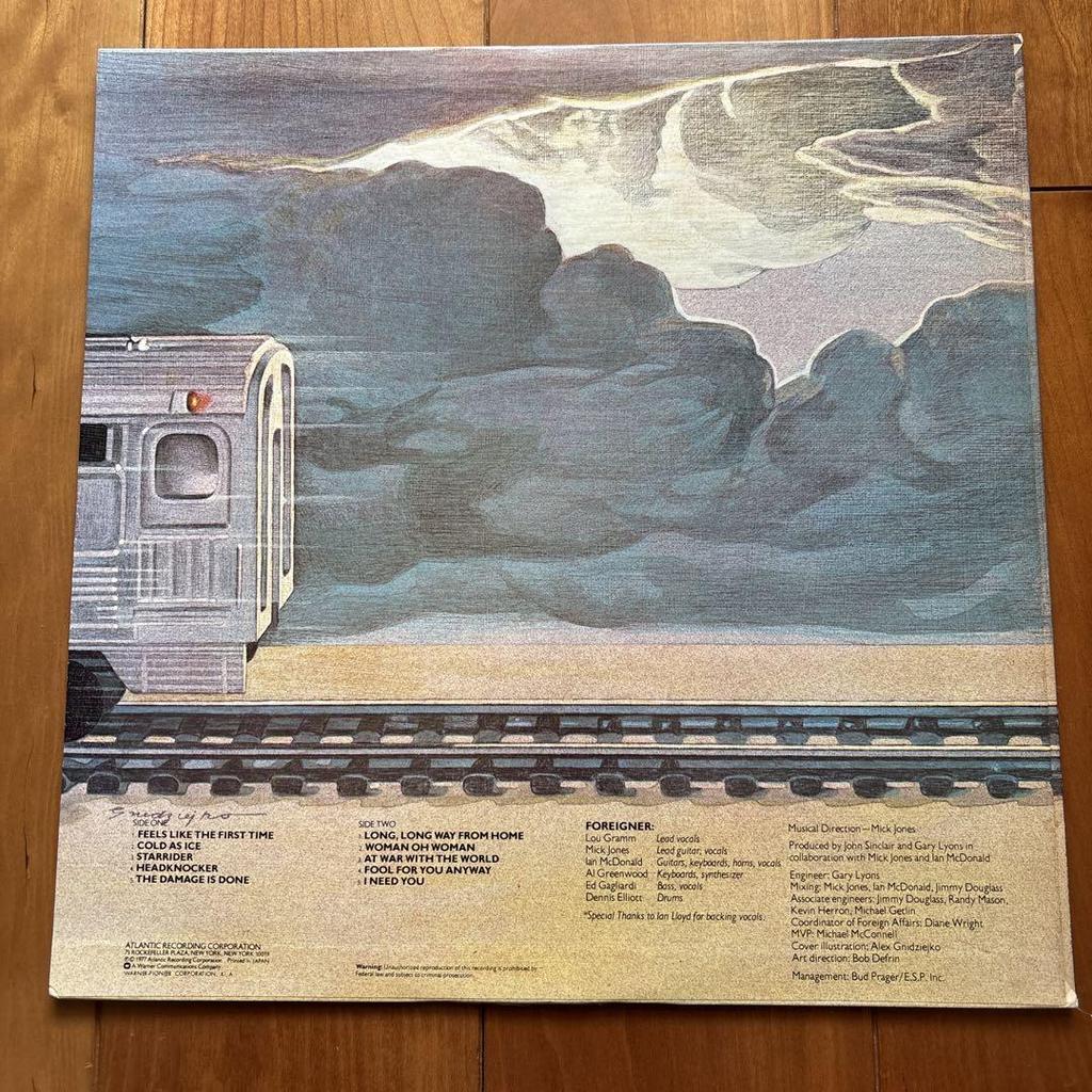 [USED] LP record FOREIGNER (domestic edition)