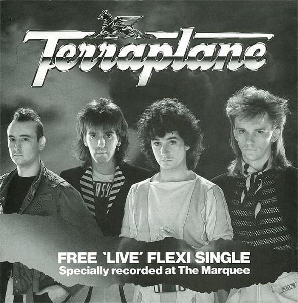 

7inch Record TERRAPLANE Free Live Flexi Single XPS200 Epic 1984 UK Rock Used