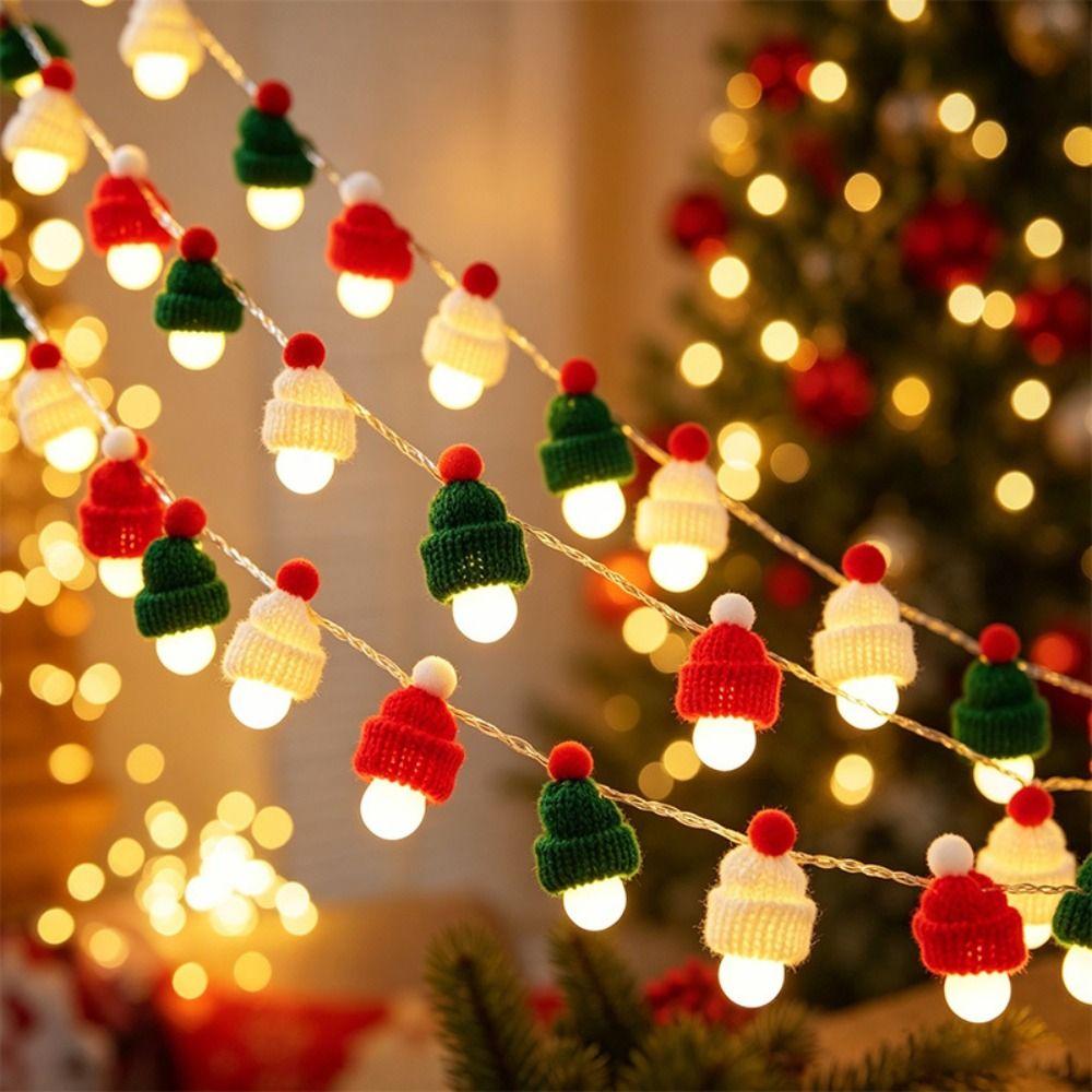Festive Ambient String Lights Soft Glow Disco Mirror Ball String Lights Christmas Tree