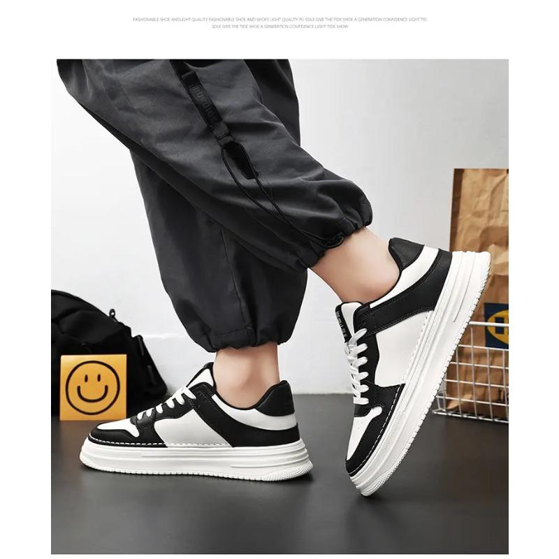 Casual Sneakers voor Mannen Dikke Zool Modieuze Wandelschoenen