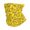 Rubber Cartoon Ducks Bandana Neck Warmer Unisex Hiking Camping Tube Mask Scarf Cute Yellow Ducks Motorcycle Gaiter Face Cover