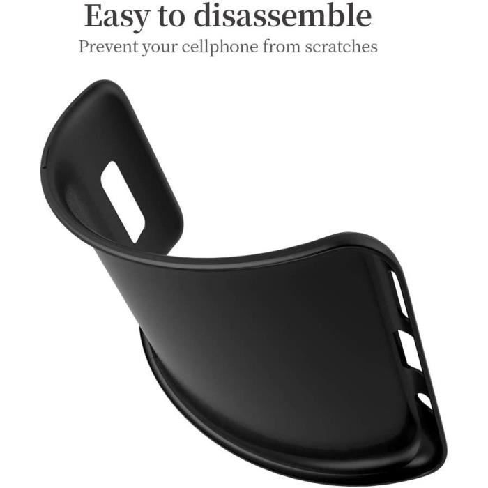 Coque de protection - Vivo - Y55 5G - Silicone - Antidérapante - Mat Noir