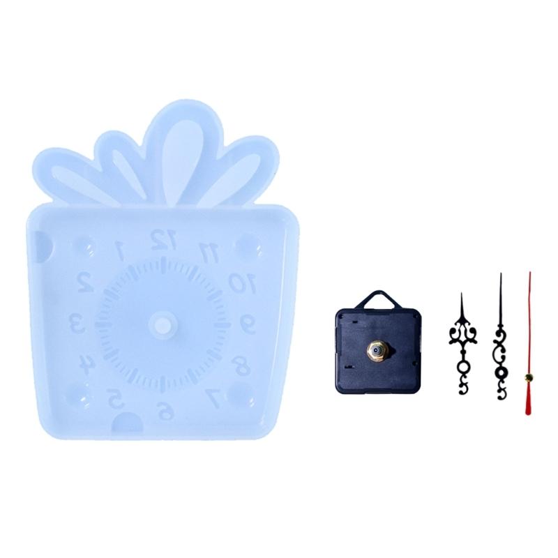 

Clock Silicone Mold Diy Gingerbreads Man Carrot Wreath Mold Wall Hanging Decorative Mirror Epoxy Mold Handmade Tool