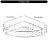 Multifunctional Stainless Steel Bathroom Shelf Adjustable Shampoo Rack Suction Cup Mount For Kitchen Shower Organization