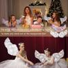Glowing Angel Wings with LED String Lights Halloween Party Cosplay Costume Accessories Props