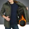 Autumn and Winter Retro Style New Cotton-padded Casual Washed Jacket Men's Assault Jacket Plus Velvet Padded Jacket