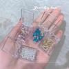 20-Grid Clear Acrylic Nail Art Organizer Rhinestones Pearls Charms