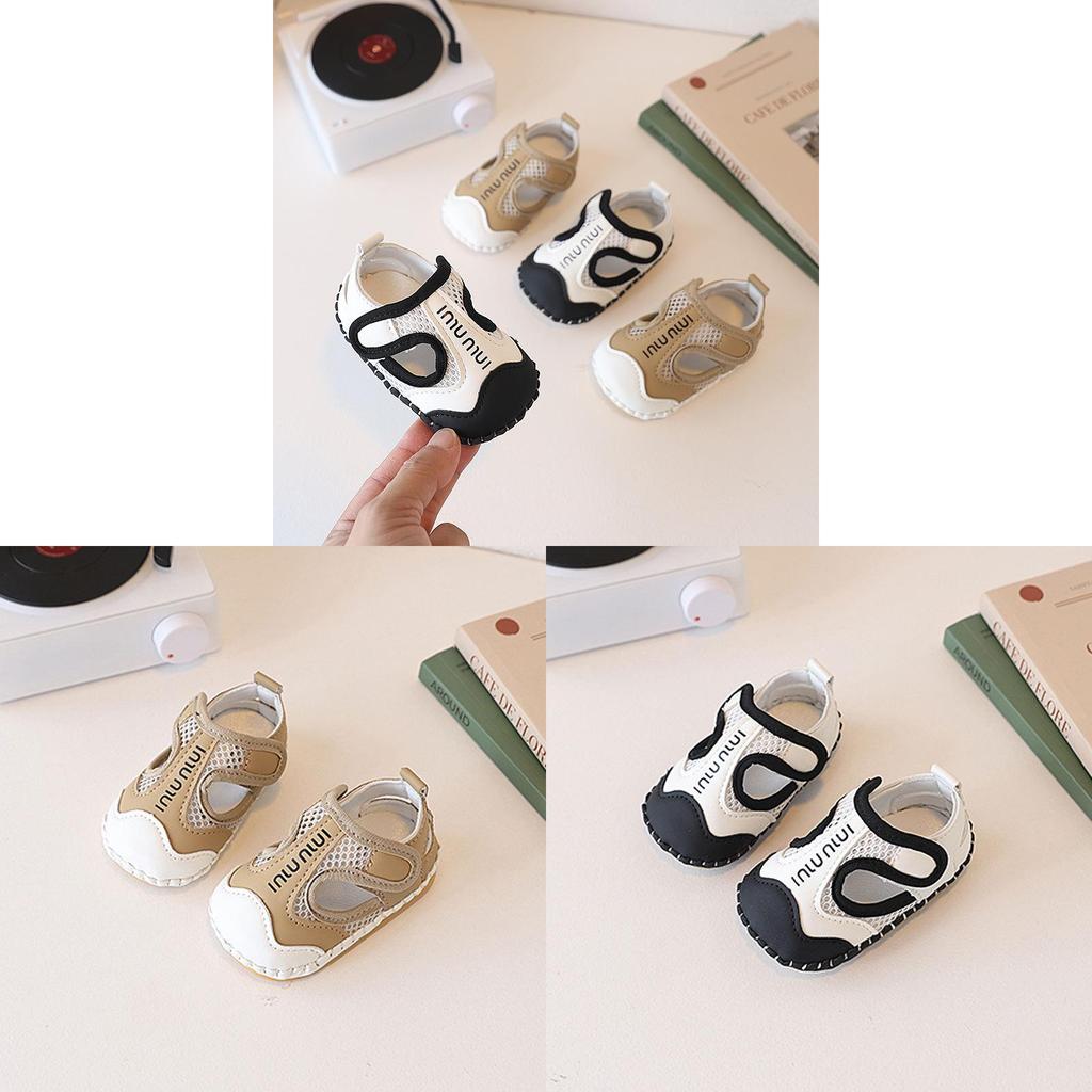 Baby Toddler Soft Sole Shoes With Hook And Loop For Summer Play