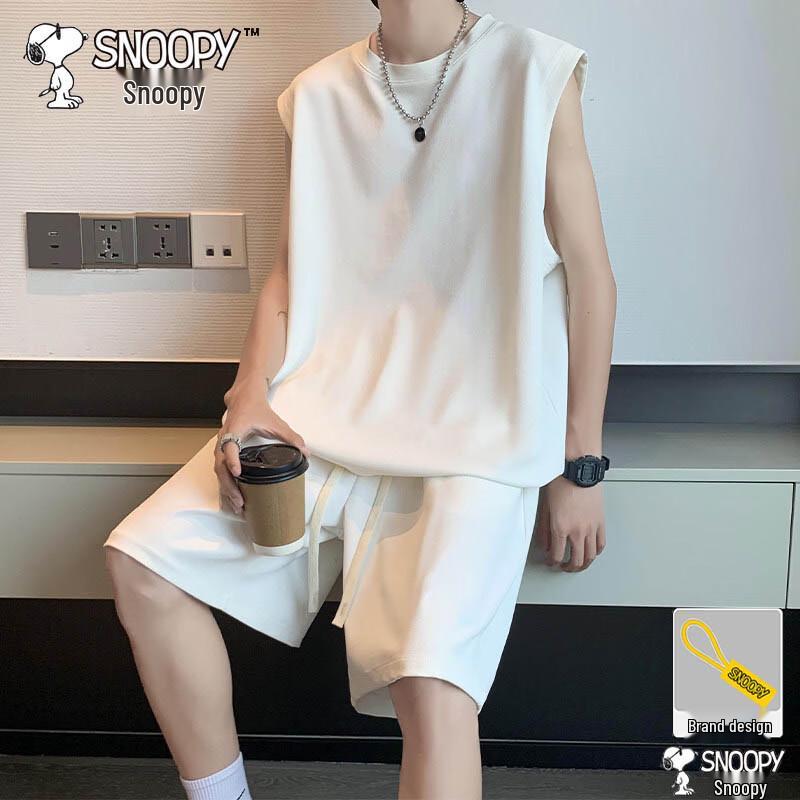 

Snoopy Men s Summer Sleeveless Sport Set 2XL