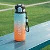 Water Bottle New Simple and Gradual Change Tritan Sports Water Cup Large Capacity High Temperature Resistant Plastic Cup Outdoor Cycling Direct