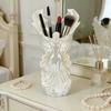 1 Stuk Engelvormige Vaas 3D Geprinte Engelenvleugels Pennenhouder Beeldje Creatieve Bureau Decoratie Kunst Sierobject Cadeau Decoratie