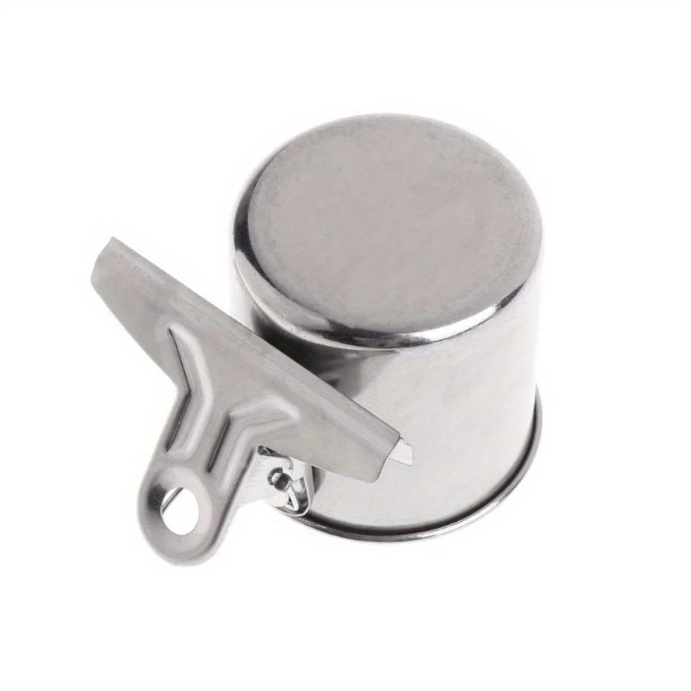 

1 шт. Кормушка для птиц из нержавеющей стали, круглая, для вольера, миска для корма и воды для домашних животных 6.5cm