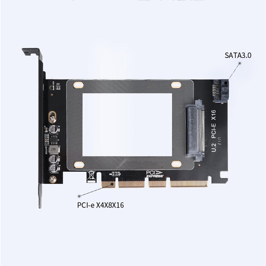 SSD - SFF8639 U.2 to PCIe Adapter PCIe3.0/4.0X16 For U.2 SSD - PCIe SSD - U.2 drive