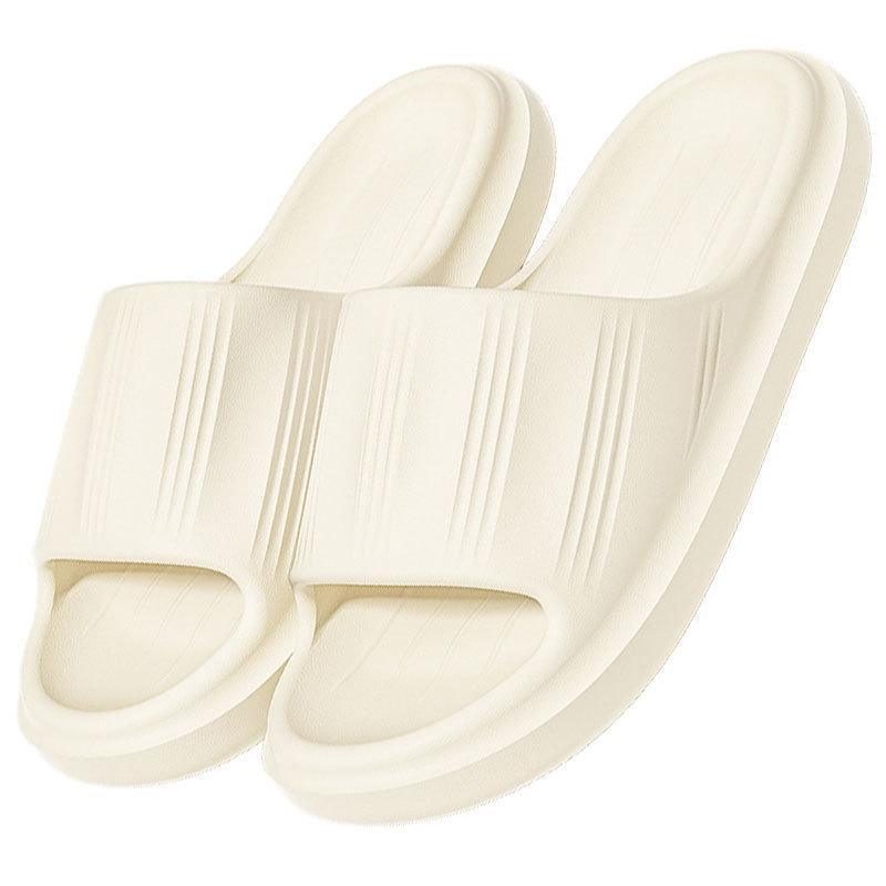 Новые домашние тапочки для ванной комнаты из ЭВА супермягкие тапочки для женщин и пар нескользящие тапочки для купания 44-45 белый 1589₽