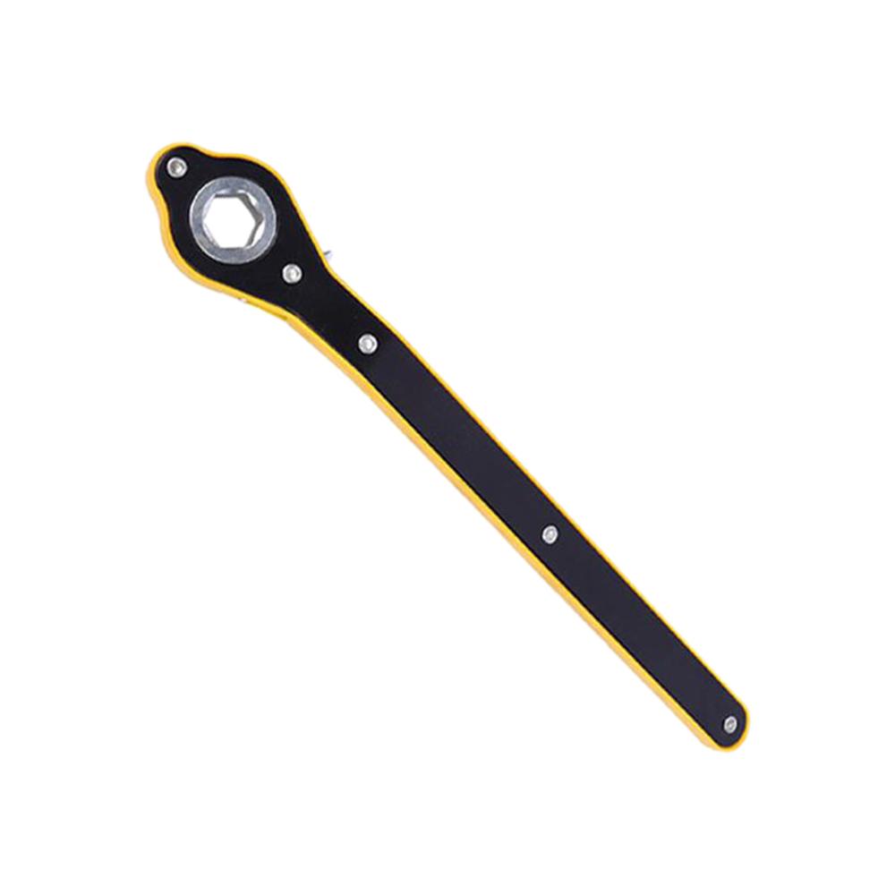 34cm Car Scissor Jack Ratchet Wrench – Tire Lug Handle & Repair Tool