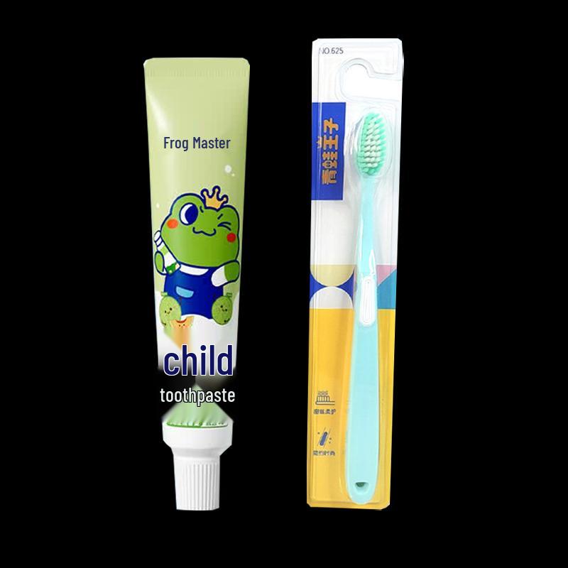 Frog Prince Kids Toothpaste & Toothbrush Set