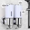Waterproof Hand Sanitizer Holder Moisture-proof Wall Mount Dispenser Bathroom Soap Dispenser  Hotel