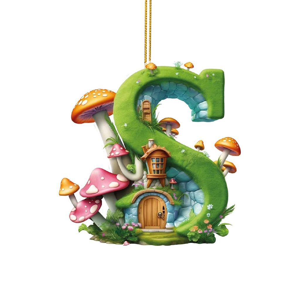 Acryl 26 Buchstaben Anhänger Zuhause Acryl Buchstaben Dekoration Anhänger