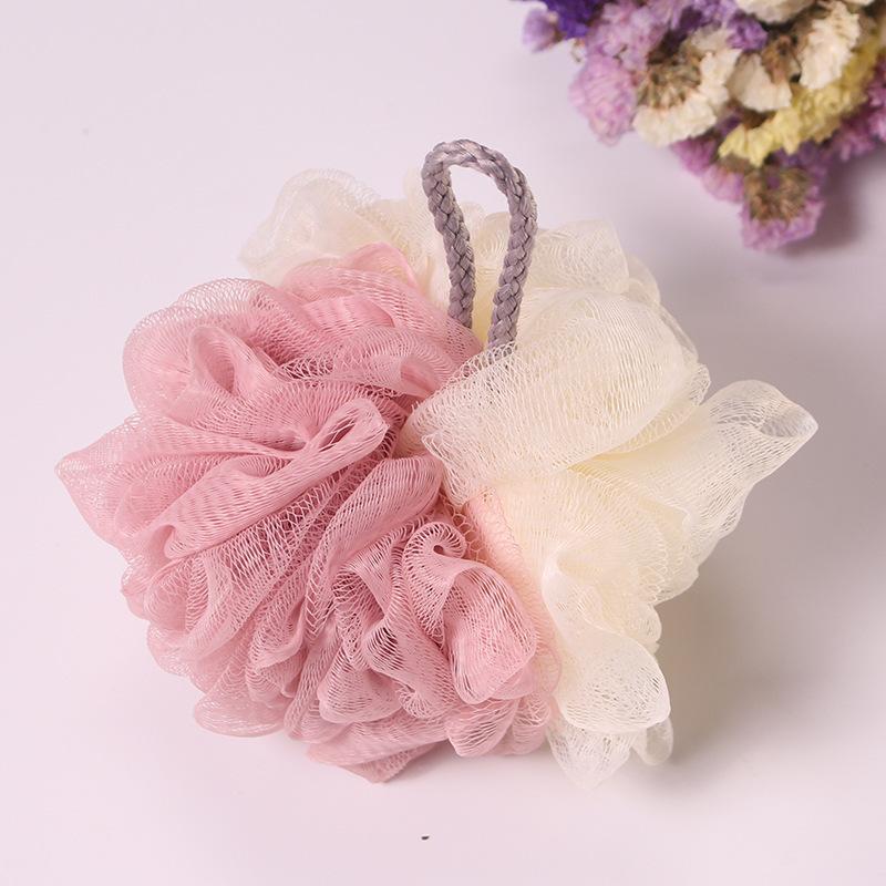 Two-color Large Bath Ball Soft Mesh Bath Sponge Balls Bath Flower Rubbing Back Bath Home Shower Ball 1