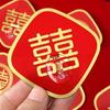 Adhesive Fu Word Wall Mounted Spring Festival No punching Home Decor Towel Hanger Coat Hook Hook