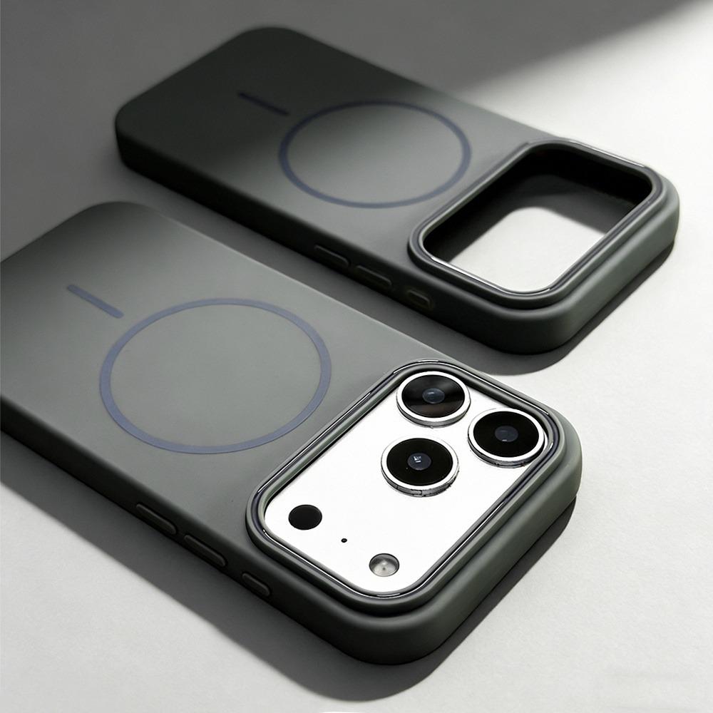 For Magsafe Magnetic Wireless Charging Case For iPhone 17 16 15 14 13 Pro Max 16Pro 17Pro Shockproof Matte Phone Cases Cover