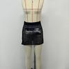 European & American Sexy Mesh Knitted Beach Skirt – Slim, Hip-Hugging, Sunscreen Cover-Up