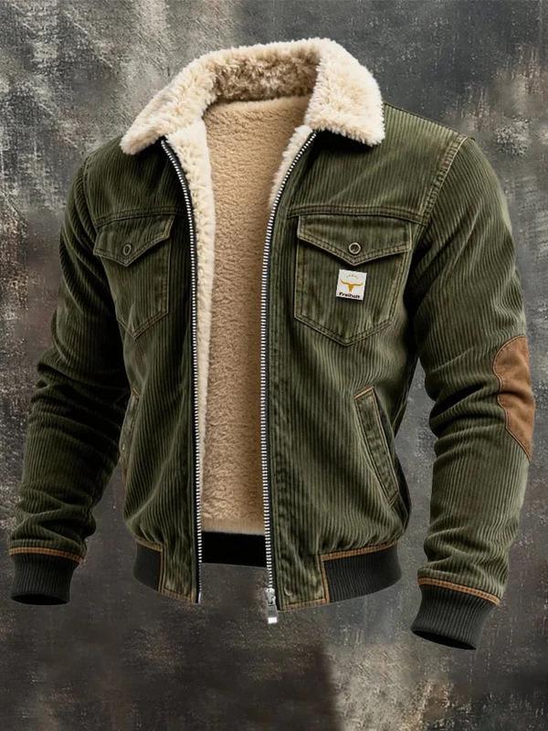 European and American Plus Velvet Hooded Jacket for Autumn and Winter