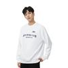 Anta Lifestyle Series Letter Print Easy Care Pullover Sports Long Sleeve Sweatshirt Men sweatshirt Paper-White 152418732-1