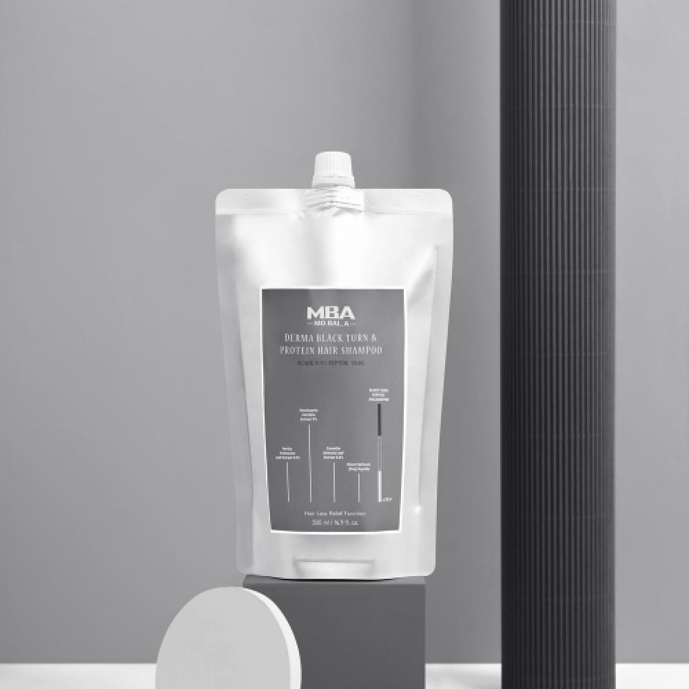 Daycellcosmetics Hair Derma Blackton   Protein Hair Shampoo 500ml  Refill NONE