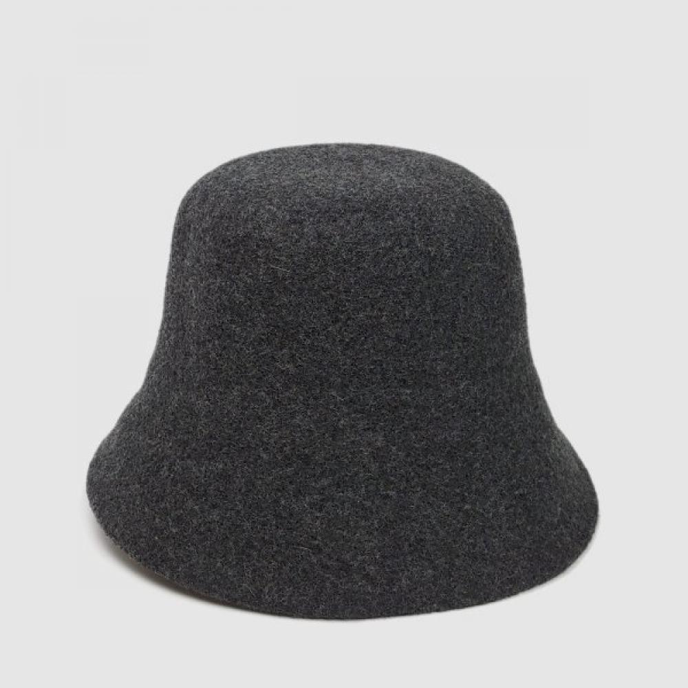 Lala D Gray Wool Bucket Hat Lalaac217a L brown
