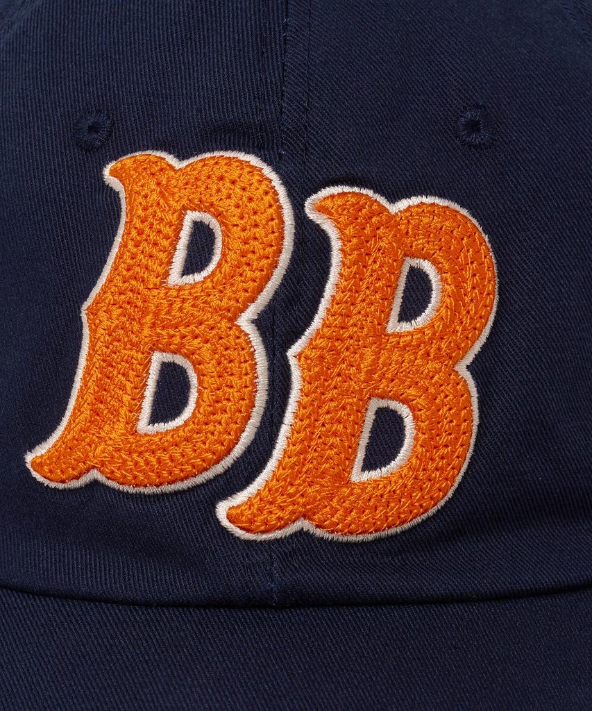 BROWNBREATH Garment Washing Round Visor Cap - Navy