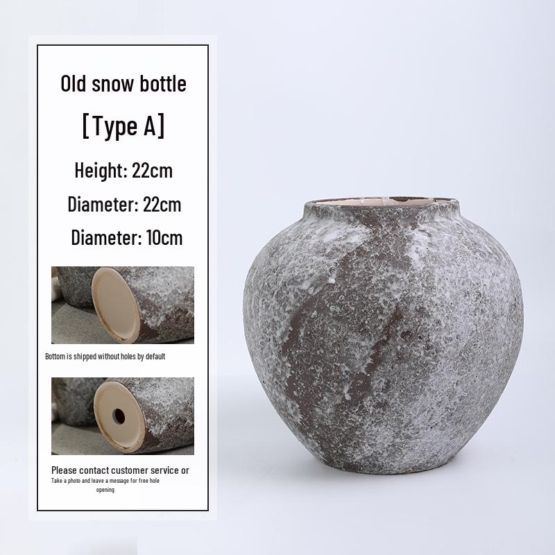 

Ретро керамическая банка в стиле ваби-саби: Ваза с цветочным орнаментом в стиле потертости для прихожей или ТВ-тумбы