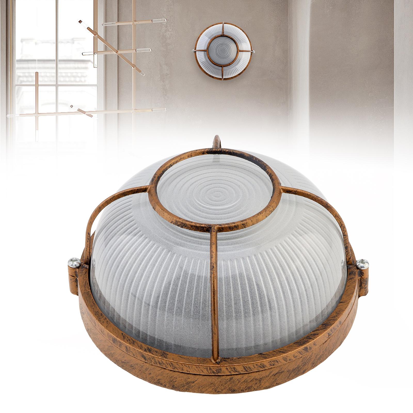 

Круглые морские переборочные светильники Наружный влагозащищенный настенный светильник Потолочный светильник заподлицо Ретро светильник для улицы