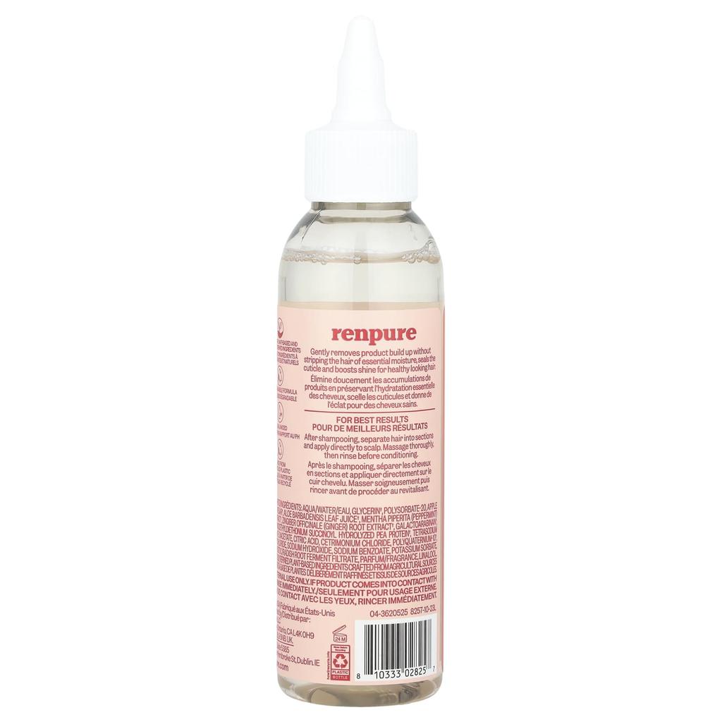 Renpure Botanical Scalp Serum, Apple Cider Vinegar and Aloe, 4 Fl Oz (118 Ml)