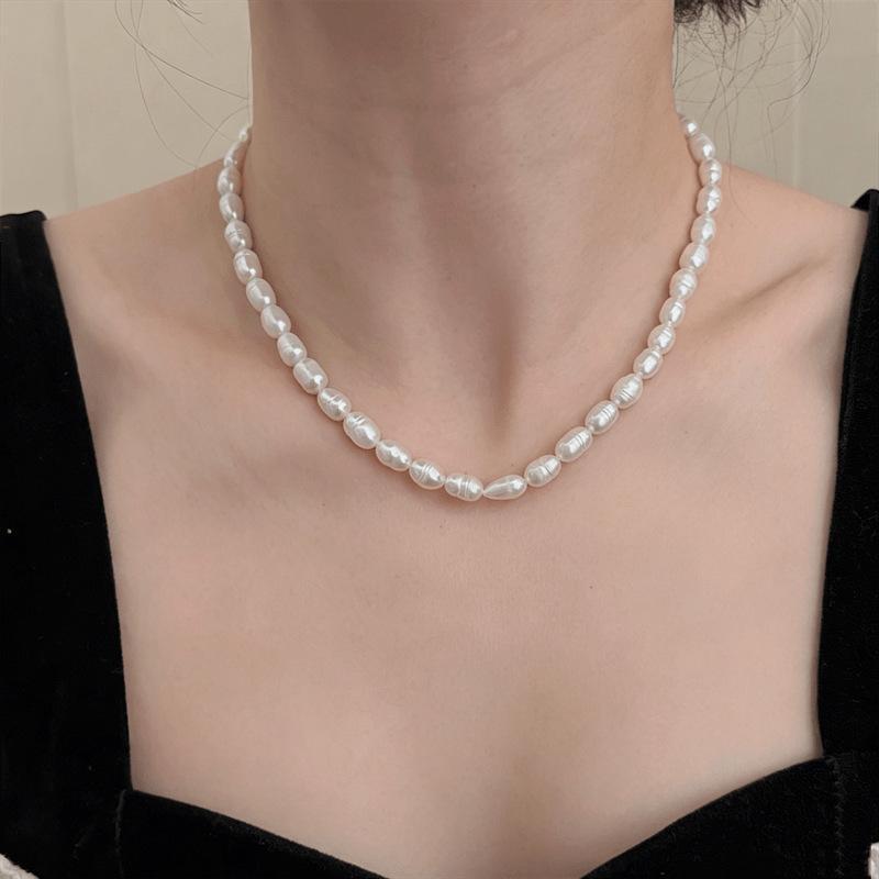 Freshwater Pearl Cherry Necklace - Japanese Korean Summer Clavicle Chain, Versatile and Stylish