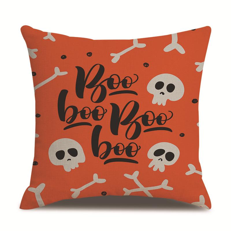 

Хэллоуин Льняная Наволочка Наволочка с Принтом 45X45 without pillow core