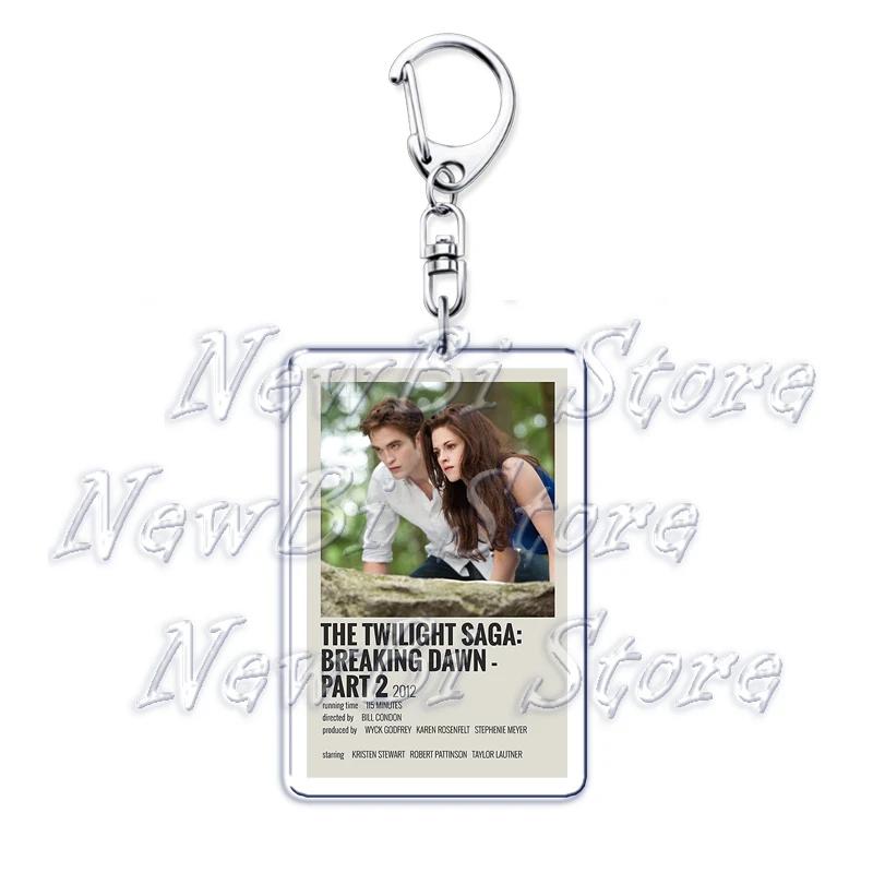 The Vampire Diaries Twilight Keychain for Accessories Damon Stefan Salvatore Elena Bella Swan Edward Cullen Key Chain Keyring