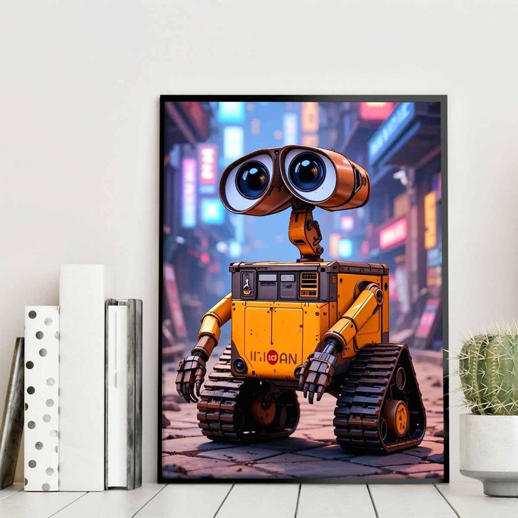 Full Round Diamond Painting Poor Wall-e Art Rhinestone Picture Mosaic DIY 5D Cross Stitch Embroidery Home Decoration
