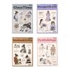 Yuezhen Forest Style Girl Die-Cut Stickers: Creative Character Sticker Book for DIY Journals