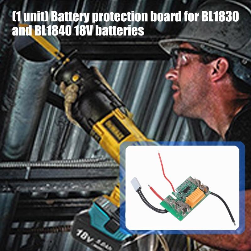 High Efficiency Battery Protections Board Intelligent Power Regulation Compatible for BL1830 BL1840 BL1850 18V Battery Models