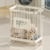 Large Capacity Wheeled Laundry Hamper for Bathroom - Multifunctional Clothes Storage Basket