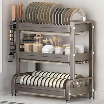 Multi-functional Carbon Steel Kitchen Drain Rack